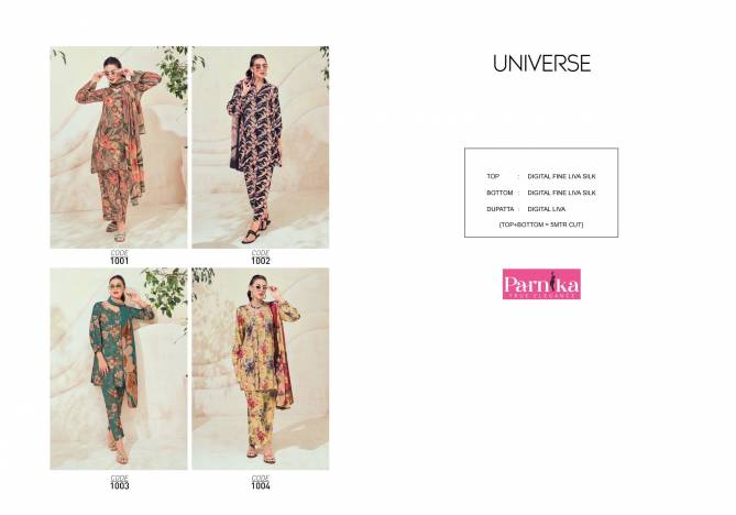 Universe By Parnika Fancy Digital Printed Dress Material Wholesale Market In Surat
